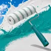 Roller brush double green strips handheld pintura doméstica pinceles de pintura herramientas roller brush Specification image